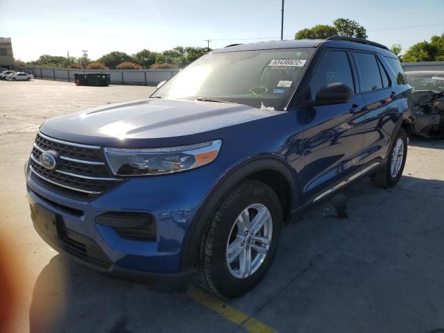 Photo 2 from auction – 2021 FORD EXPLORER X with VIN 1FMSK7DH2MGA52024