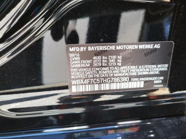 Photo 10 from auction – 2017 BMW 430I GRAN with VIN WBA4F7C57HG786380