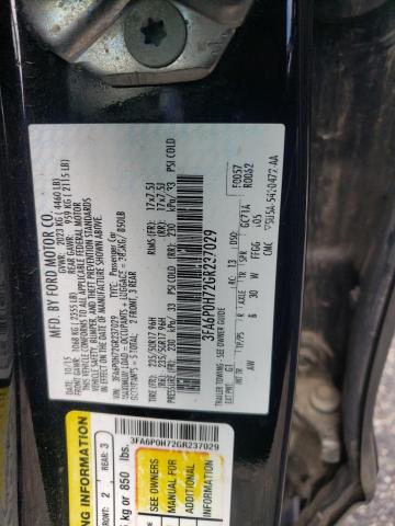 Photo 10 from auction – 2016 FORD FUSION SE with VIN 3FA6P0H72GR237029