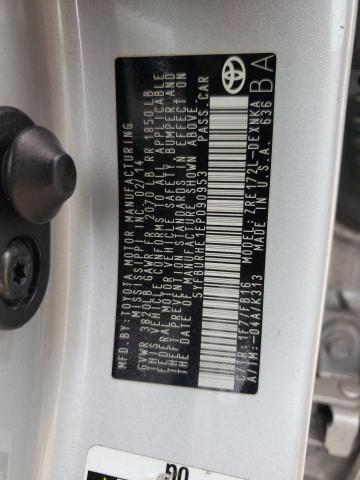 Photo 10 from auction – 2014 TOYOTA COROLLA L with VIN 5YFBURHE1EP090953