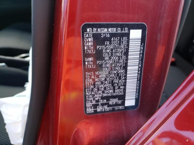 Photo 10 from auction – 2016 NISSAN JUKE S with VIN JN8AF5MV4GT659265