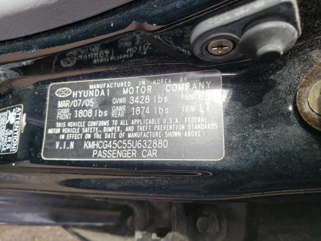 Photo 10 from auction – 2005 HYUNDAI ACCENT GLS with VIN KMHCG45C55U632880