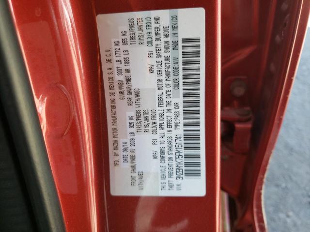 Photo 10 from auction – 2015 MAZDA 3 SPORT with VIN 3MZBM1K75FM151741