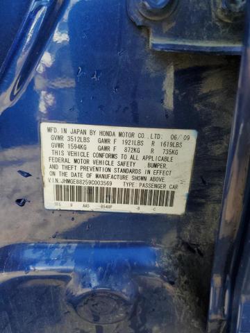 Photo 10 from auction – 2009 HONDA FIT with VIN JHMGE88259C003569