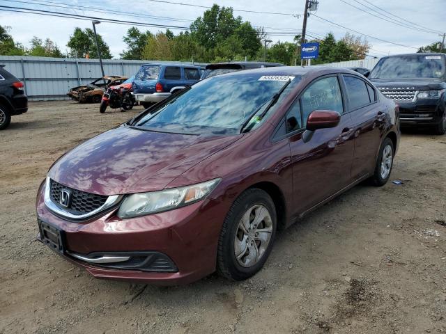 Photo 2 from auction – 2014 HONDA CIVIC LX with VIN 19XFB2F56EE213553