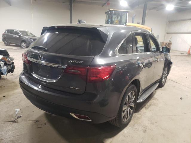 Photo 4 from auction – 2014 ACURA MDX TECHNO with VIN 5FRYD4H49EB033866