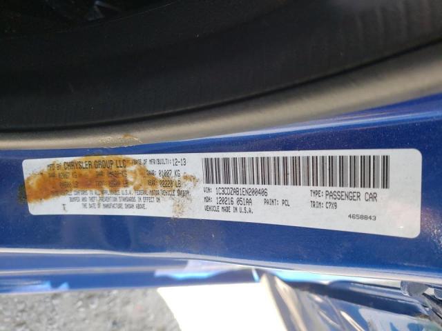 Photo 10 from auction – 2014 DODGE AVENGER SE with VIN 1C3CDZAB1EN200406