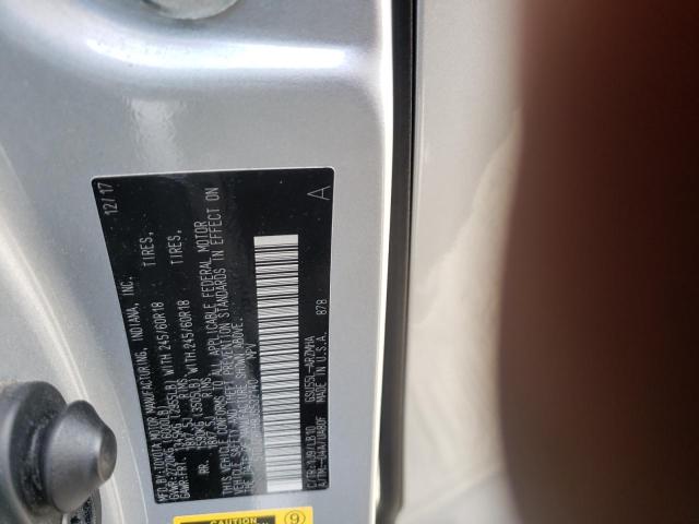 Photo 10 from auction – 2018 TOYOTA HIGHLANDER with VIN 5TDJZRFH8JS532140