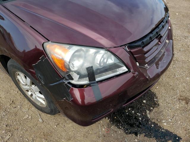 Photo 9 from auction – 2010 HONDA ODYSSEY EX with VIN 5FNRL3H67AB097211