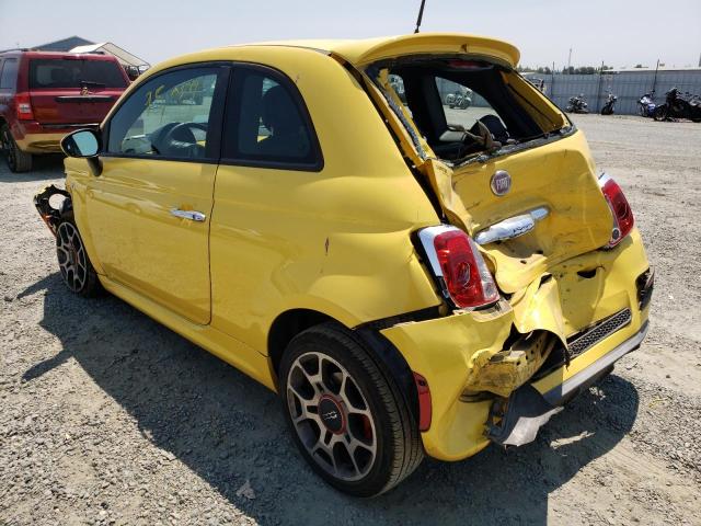 Photo 3 from auction – 2012 FIAT 500 SPORT with VIN 3C3CFFBR7CT358198