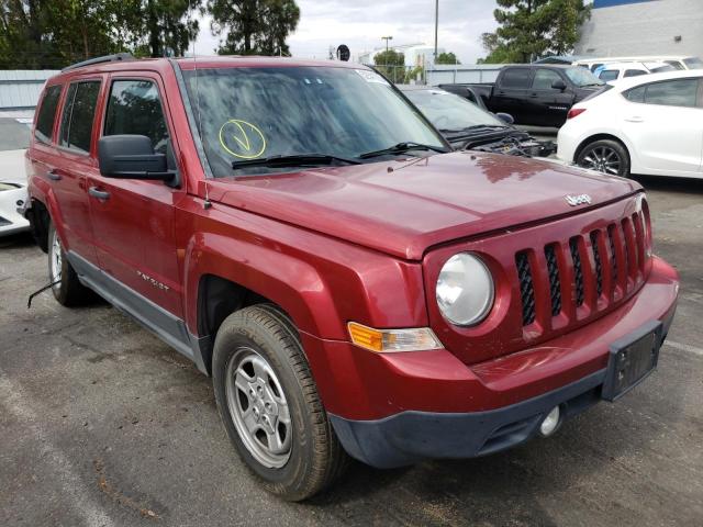 Photo 1 from auction – 2014 JEEP PATRIOT SP with VIN 1C4NJPBB1ED794307
