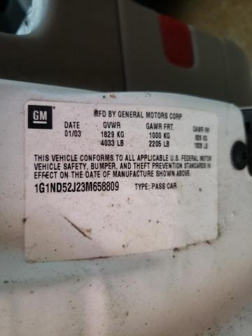 Photo 10 from auction – 2003 CHEVROLET MALIBU with VIN 1G1ND52J23M658809