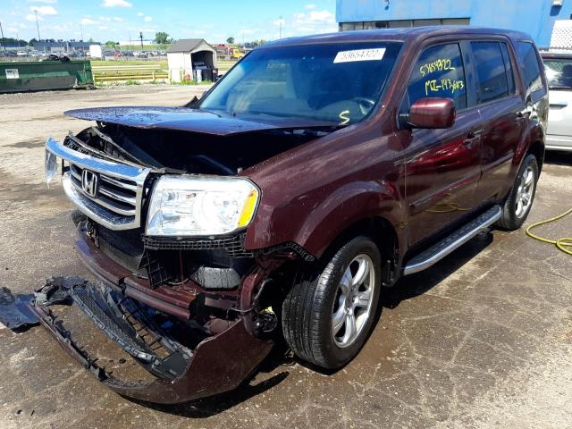 Фото 2 с аукциона – 2014 HONDA PILOT EXL с VIN 5FNYF3H5XEB017643