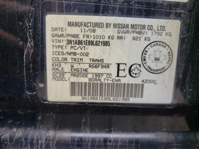 Photo 10 from auction – 2009 NISSAN SENTRA 2.0 with VIN 3N1AB61E89L621985