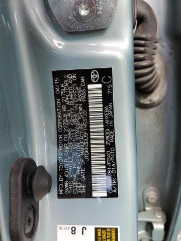 Photo 10 from auction – 2015 TOYOTA PRIUS with VIN JTDKN3DU5F1953122