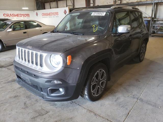 Photo 2 from auction – 2017 JEEP RENEGADE L with VIN ZACCJADB7HPE40556