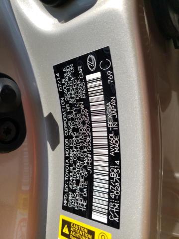 Photo 10 from auction – 2014 LEXUS ES 300H with VIN JTHBW1GG3E2073549