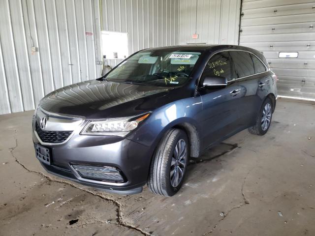 Photo 2 from auction – 2014 ACURA MDX TECHNO with VIN 5FRYD4H49EB020485