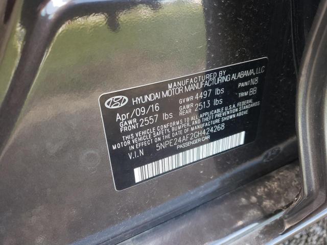 Photo 10 from auction – 2016 HYUNDAI SONATA SE with VIN 5NPE24AF2GH424268