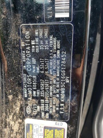 Photo 10 from auction – 2016 KIA SEDONA LX with VIN KNDMB5C16G6178452