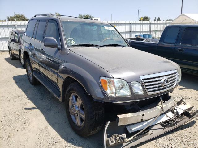LEXUS LX 470 2006 with VIN JTJHT00WX64005011 - Photo from auction