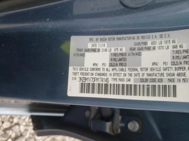 Photo 10 from auction – 2015 MAZDA 3 TOURING with VIN 3MZBM1V70FM174145