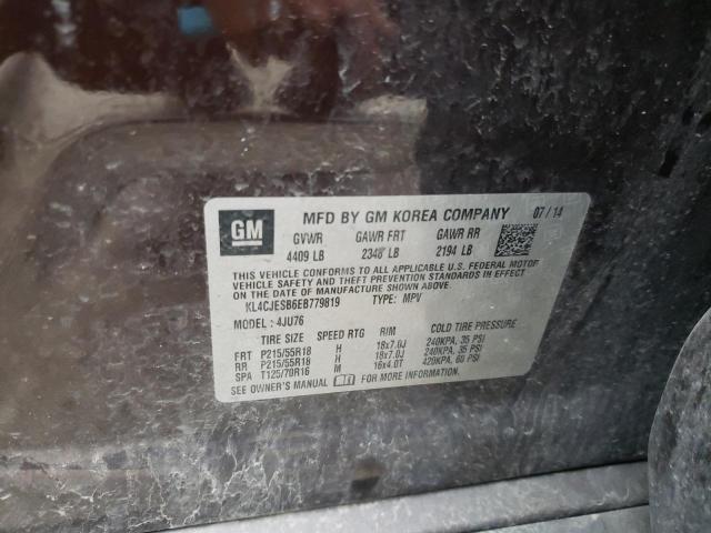 Photo 10 from auction – 2014 BUICK ENCORE with VIN KL4CJESB6EB779819