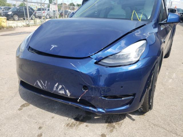 Photo 9 from auction – 2020 TESLA MODEL Y with VIN 5YJYGDEE2LF014434