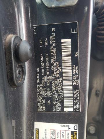 Photo 10 from auction – 2016 TOYOTA 4RUNNER SR with VIN JTEZU5JR7G5147382