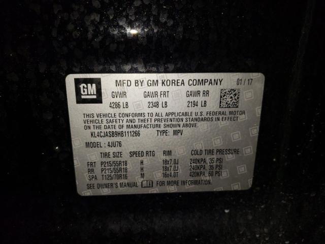 Photo 10 from auction – 2017 BUICK ENCORE PRE with VIN KL4CJASB9HB111266