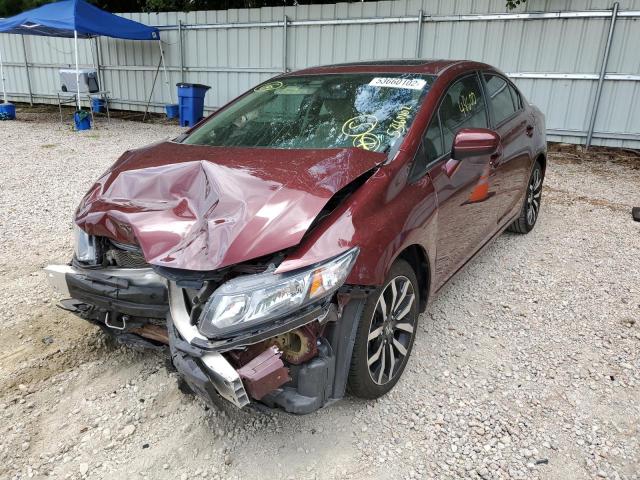 Photo 2 from auction – 2015 HONDA CIVIC EXL with VIN 2HGFB2F95FH511697