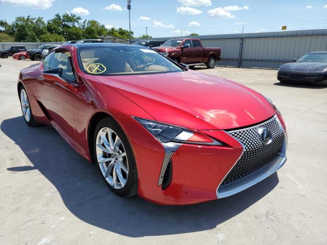 LEXUS LC 500 2018 with VIN JTHHP5AY4JA000576 - Photo from auction