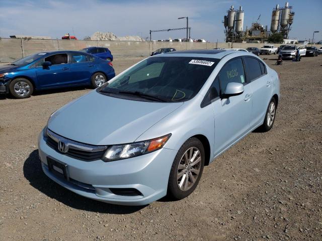 Photo 2 from auction – 2012 HONDA CIVIC EXL with VIN 2HGFB2F91CH510767