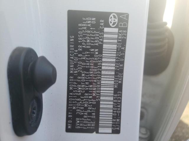 Photo 10 from auction – 2015 TOYOTA COROLLA L with VIN 5YFBURHE9FP219670