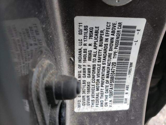 Photo 10 from auction – 2011 HONDA CIVIC LX with VIN 19XFA1F59BE047120