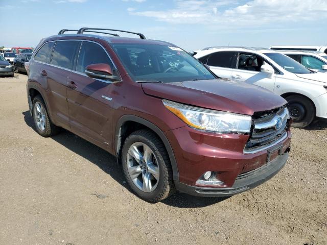 TOYOTA HIGHLANDER 2016 with VIN 5TDDCRFH4GS019653 - Photo from auction