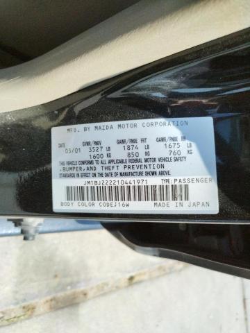 Photo 10 from auction – 2001 MAZDA PROTEGE DX with VIN JM1BJ222210441971