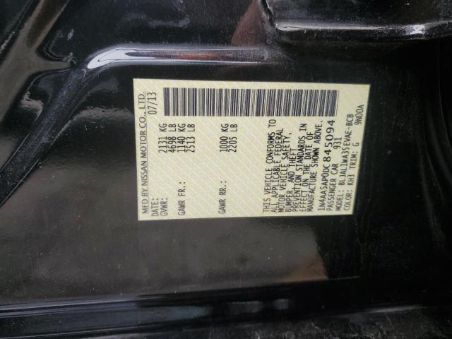 Photo 10 from auction – 2013 NISSAN MAXIMA S with VIN 1N4AA5AP0DC845094