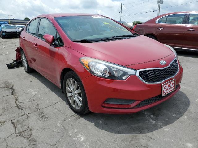 KIA FORTE LX 2014 with VIN KNAFX4A60E5220665 - Photo from auction
