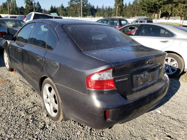 Photo 3 from auction – 2008 SUBARU LEGACY 2.5 with VIN 4S3BL626587221150