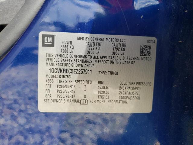 Photo 10 from auction – 2014 CHEVROLET SILVERADO with VIN 1GCVKREC5EZ257911