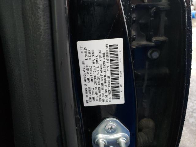 Photo 10 from auction – 2011 HONDA ACCORD EX with VIN 1HGCP2F75BA105687