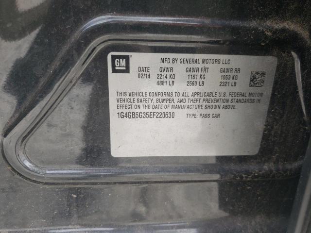 Photo 10 from auction – 2014 BUICK LACROSSE with VIN 1G4GB5G35EF220630