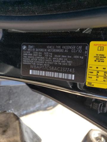 Photo 10 from auction – 2010 BMW 535 XI with VIN WBAPT7C58AC237743