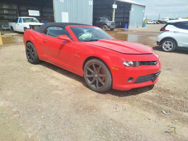 CHEVROLET CAMARO LT 2015 with VIN 2G1FD3D3XF9244704 - Photo from auction