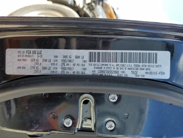 Photo 10 from auction – 2019 RAM 1500 CLASS with VIN 1C6RR6FG5KS529902