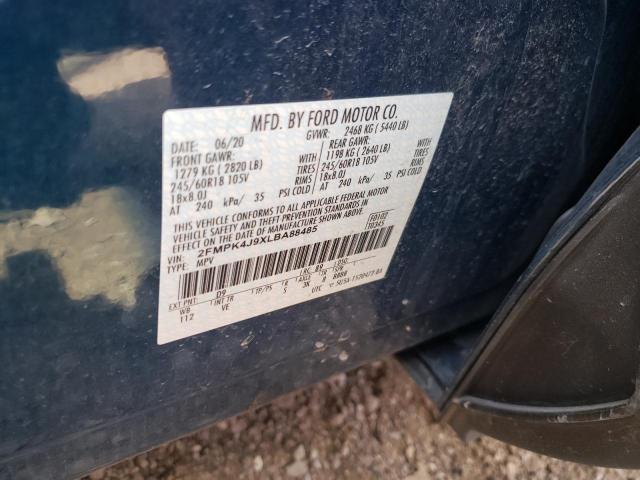 Photo 10 from auction – 2020 FORD EDGE SEL with VIN 2FMPK4J9XLBA88485