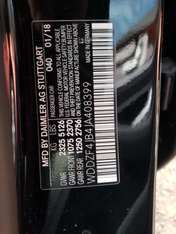 Photo 10 from auction – 2018 MERCEDES-BENZ E 300 with VIN WDDZF4JB4JA408399