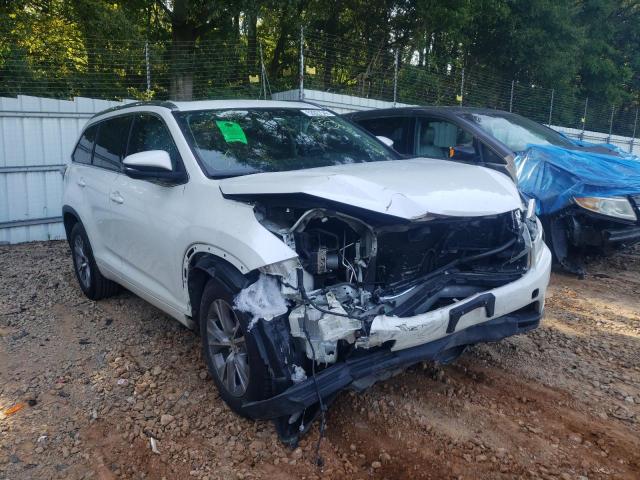TOYOTA HIGHLANDER 2015 with VIN 5TDKKRFH8FS102480 - Photo from auction