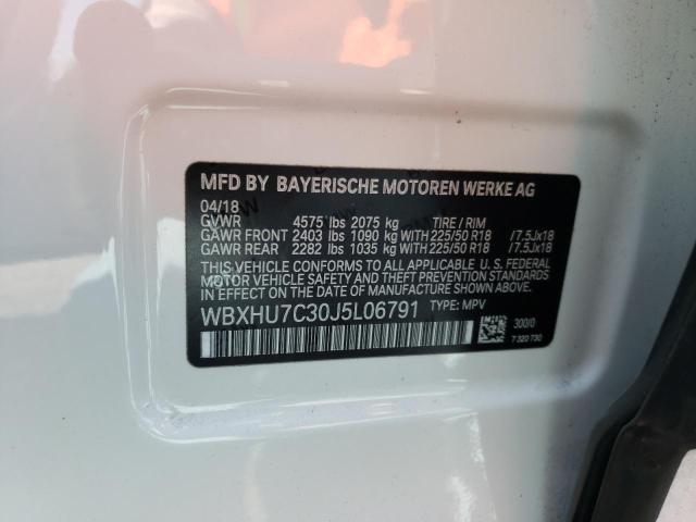 Photo 10 from auction – 2018 BMW X1 SDRIVE2 with VIN WBXHU7C30J5L06791